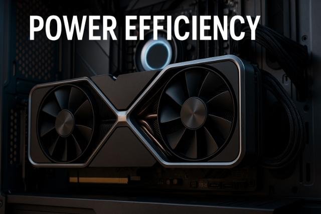 Advanced GPU cooling system illustrating power efficiency improvements in RTX 5090 vs 4090.