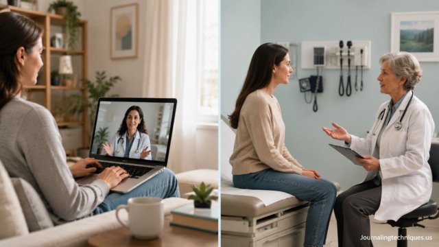 Telehealth consultation compared with a traditional clinic visit