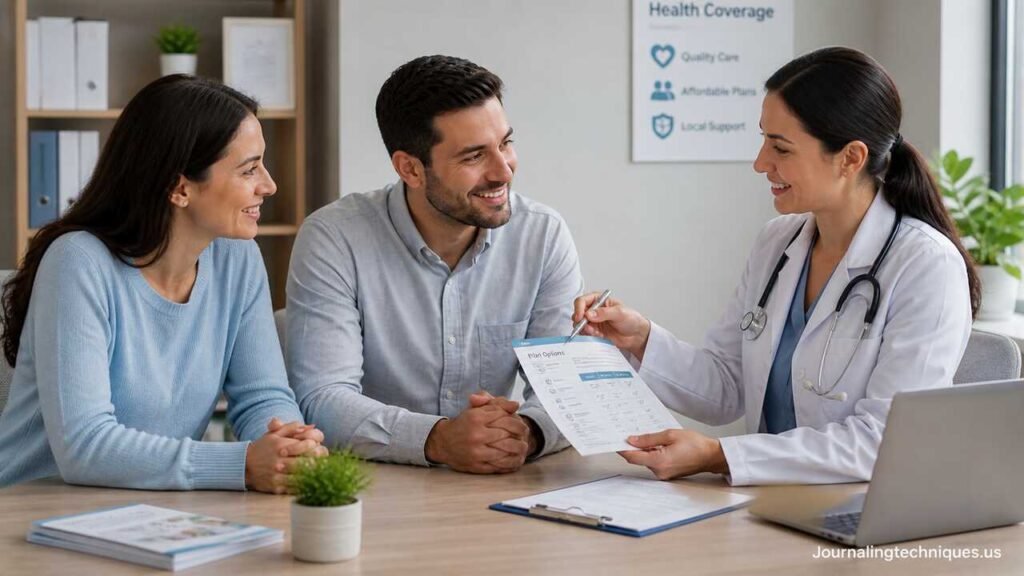 Doctor explaining Braven Health plans to patients