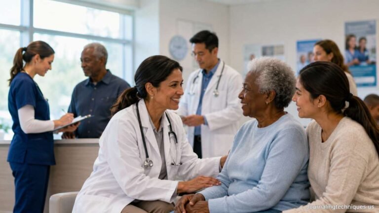 Healthcare professionals assisting patients at Lowell Community Health Center