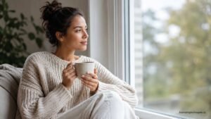 Woman journaling to support emotional wellness and self-care