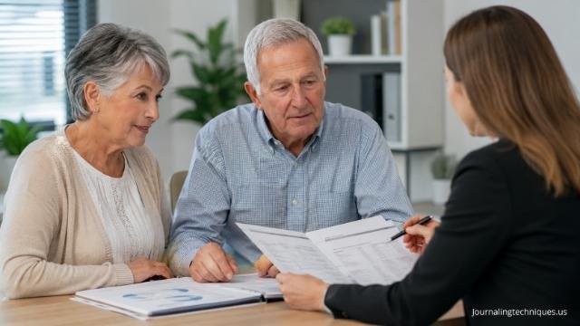 Seniors discussing Medicare enrollment rights with an advisor